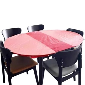 Table Cover Manufacturer - 140cm Red White Elastic