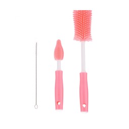 Bottle Cleaning Brush Manufacturer - Silicone Set Milk Bottle