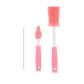 Bottle Cleaning Brush Manufacturer - Silicone Set Milk Bottle