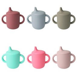 Baby Straw Cup Manufacturer - Silicone Drop-proof Leak-proof