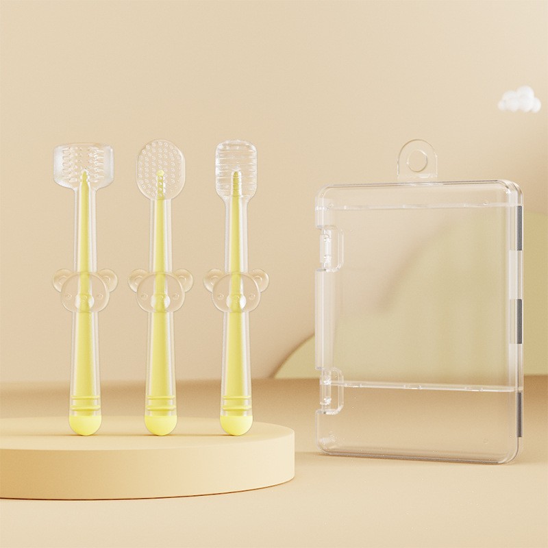 Newborn Toothbrush Set Manufacturer - Food Grade Silicone Set