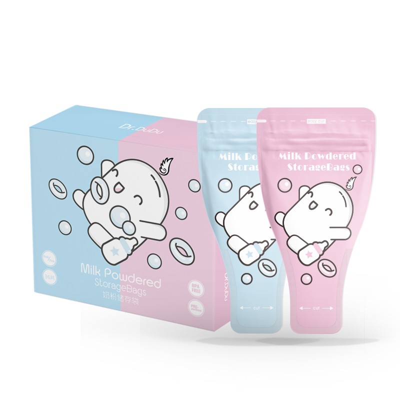 Milk Powder Storage Bags Manufacturer - Dr.DuDu 36pcs Double Color