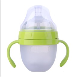 Silicone Milk Bottle Factory - Handle Preventing Bloating Newborns