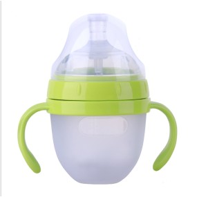Silicone Milk Bottle Factory - Handle Preventing Bloating Newborns