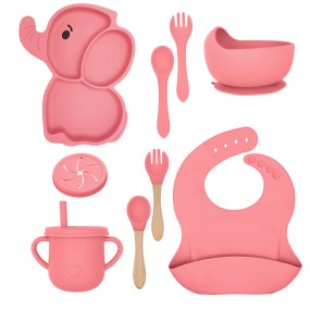 Baby Tableware Set Manufacturer - Food Grade Silicone Compartments