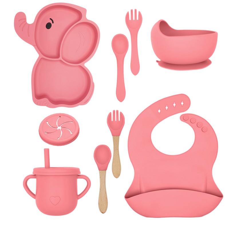 Baby Tableware Set Manufacturer - Food Grade Silicone Compartments