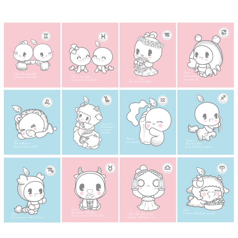 Breast Milk Storage Bags Manufacturer - 100ml Twelve Constellations Design