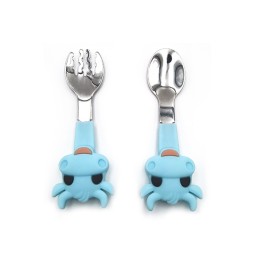 Baby Eating Spoon Factory - Integrated Silicone Stainless Steel