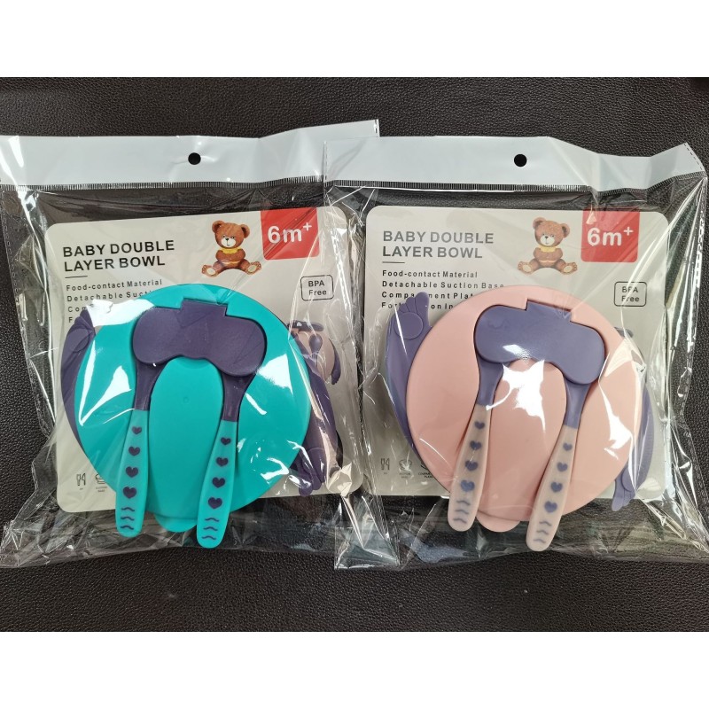 Baby Plastic Bowl Manufacturer - Portable Non-slip Anti-fall