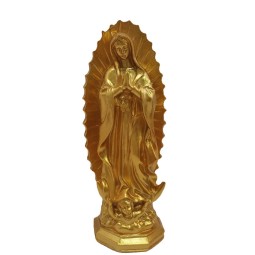 Bronze Statue Factory - Golden Virgin Mary Religious Sculpture