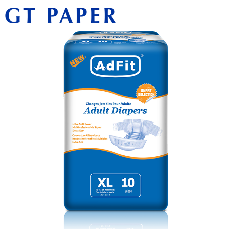 Adult Briefs Factory - Adfit Premium Moderate Absorbency Refasten Tabs