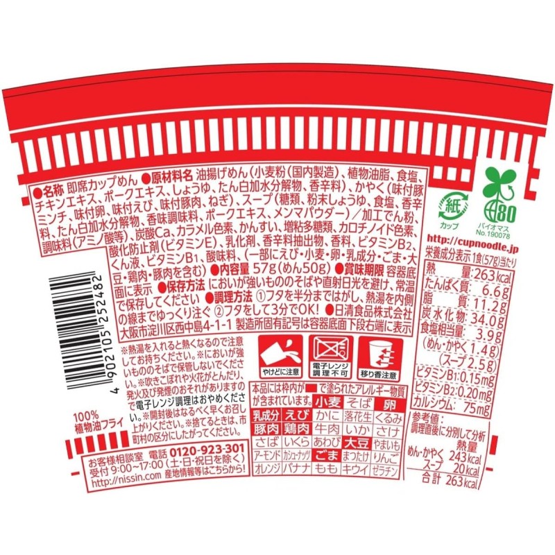 Instant Noodles Factory - Nissin Cup Nood Les