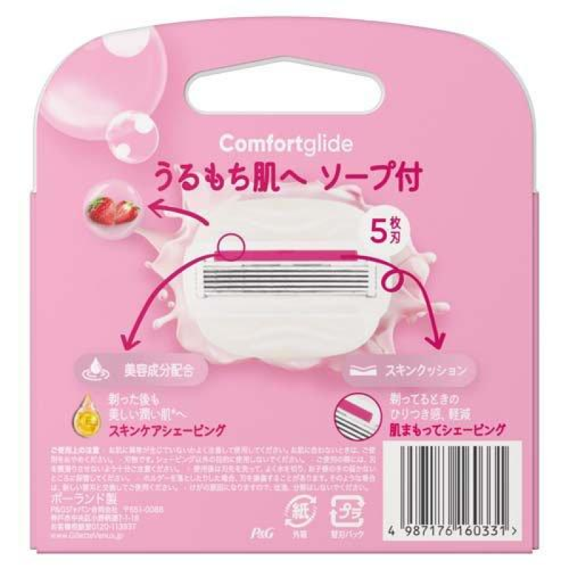 Razor Set Supplier - Venus Comfort Glide Strawberry