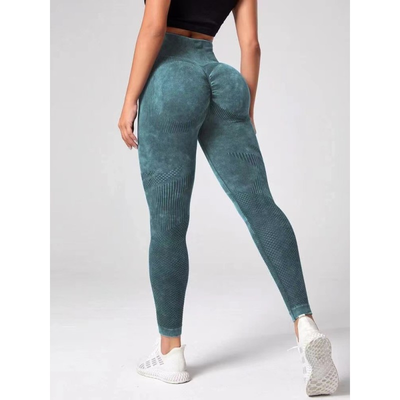 Yoga Pants Factory - Hollow Seamless Body Shaping Hip-Lifting