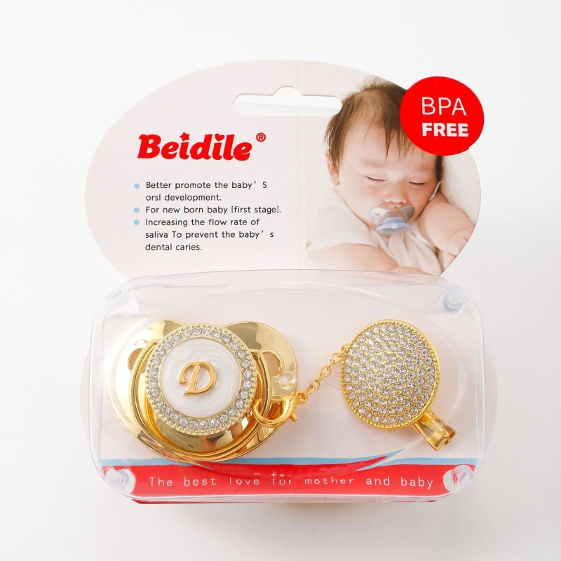 Pacifier Box Factory - Diamond Pacifier Set Plus Chain