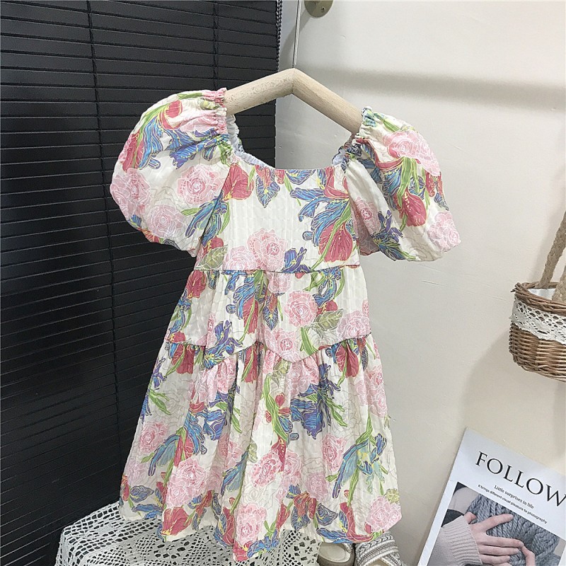 Princess Dresses Manufacturer - Girls Western-Style 3D Flower