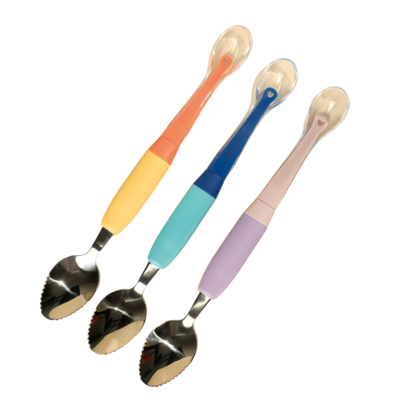 Baby Bowl Set Factory - Suction Cup Elbow Training Spoon