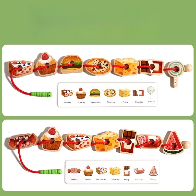 Educational Toys Manufacturer - Safe Wooden Caterpillar Rope Games