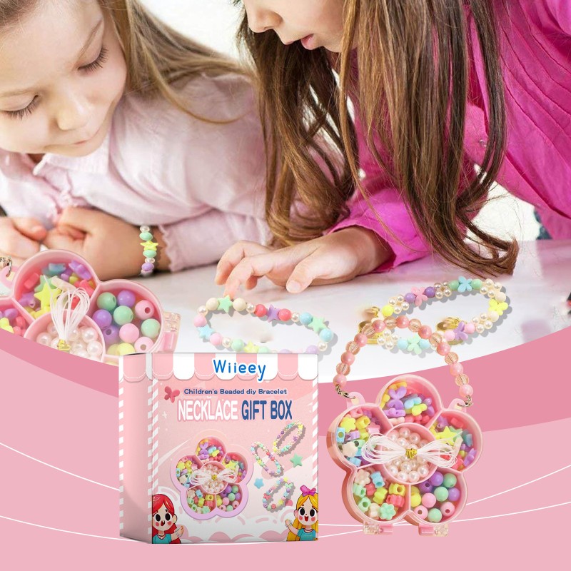 Beaded Jewelry Factory - Children DIY Bracelet Necklace Gift