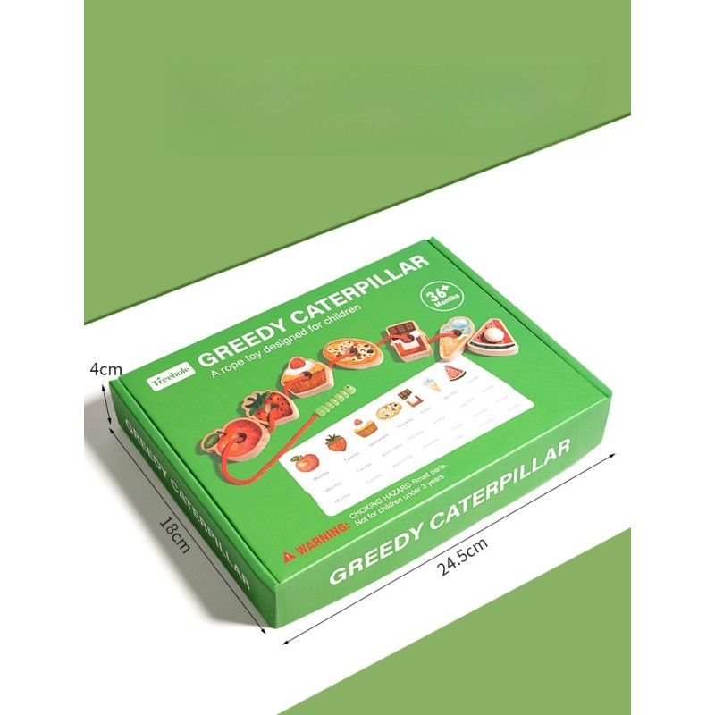 Educational Toys Manufacturer - Safe Wooden Caterpillar Rope Games