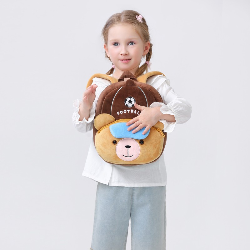 Kids Backpack Factory - Unisex Waterproof Plush Animal Sports