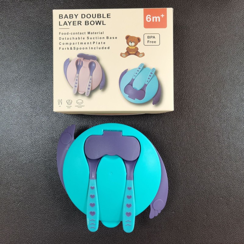 Baby Cutlery Set Manufacturer - 3-Piece Heat-Resistant Food-Grade