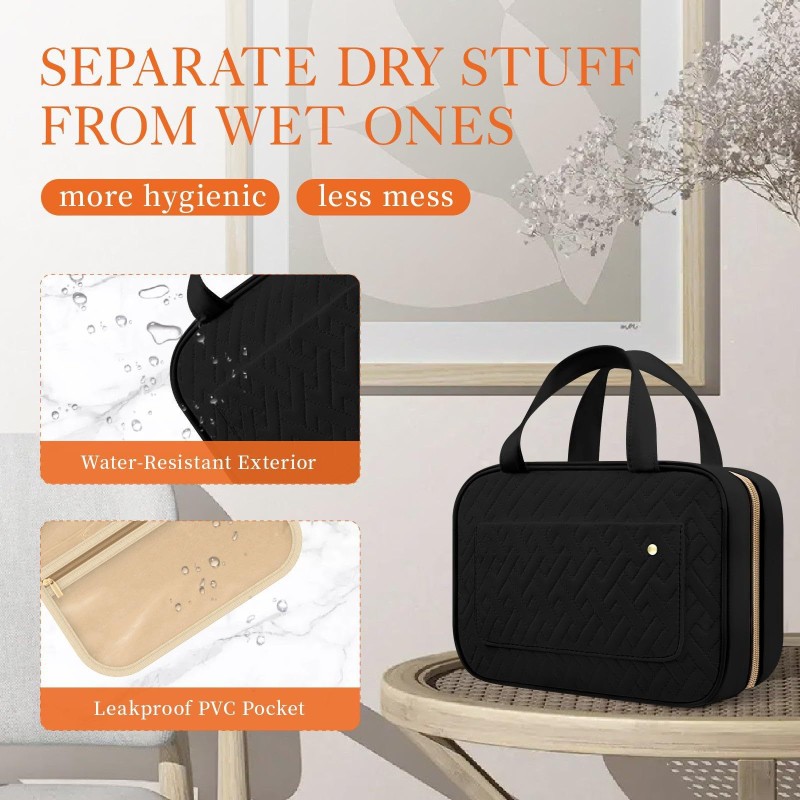 Toiletry Bag Factory - Portable with Hook Hand-held Storage