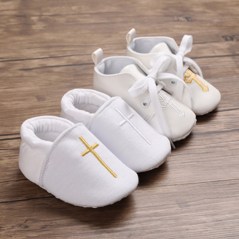 Baby Shoes Factory - Unisex Soft-Sole Button Closure Slides