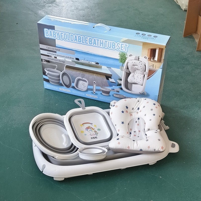 Baby Bath Basin Manufacturer - Foldable Water Spoon Set 0-12