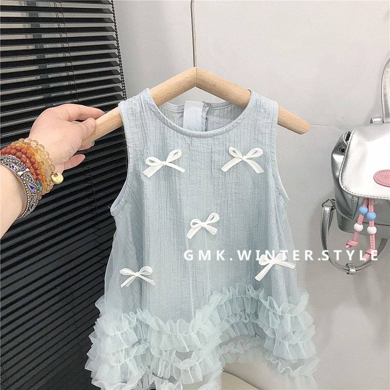 Baby Suit Factory - New Style Summer Western Bow Cake