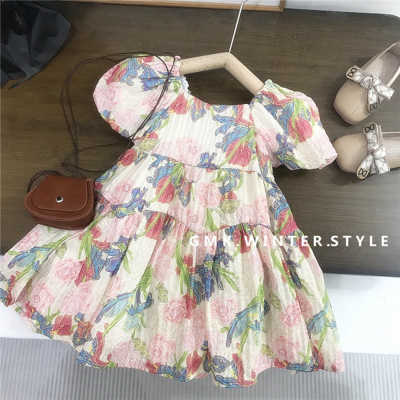 Princess Dresses Manufacturer - Girls Western-Style 3D Flower