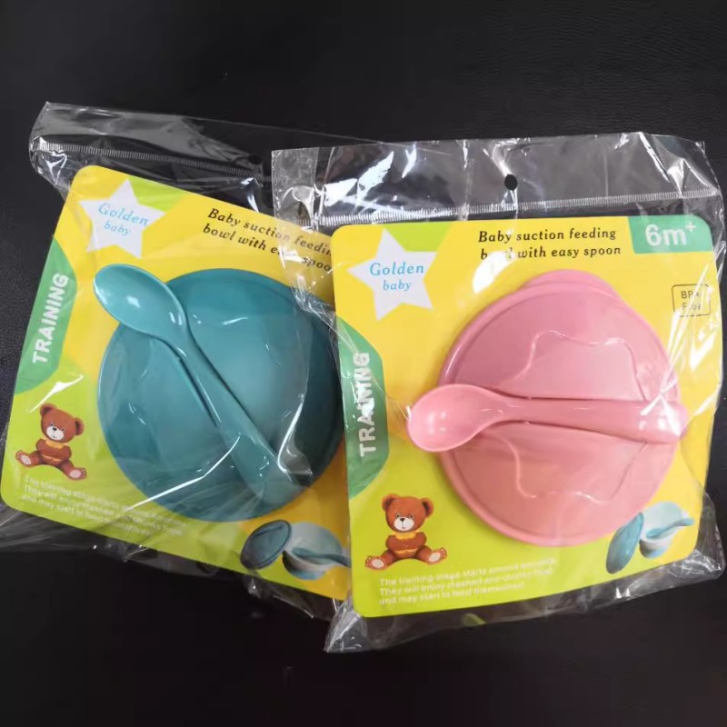 Baby Tableware Manufacturer - Two-color PP Fork Spoon Combination