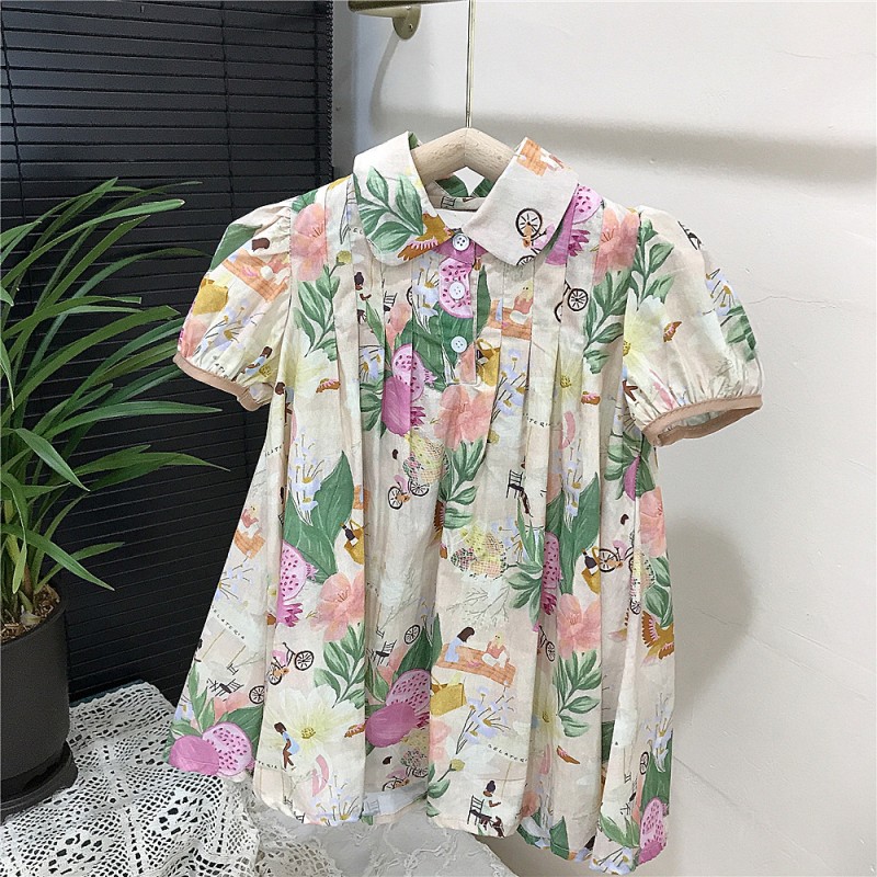 Linen Suits Manufacturer - Girls Spring Summer Western Suspenders