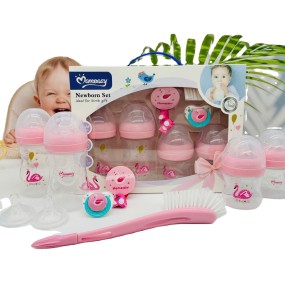 Baby Bottle Set Factory - 7-Piece Silicone Pacifier Clip Gift