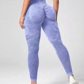 Yoga Pants Factory - Hollow Seamless Body Shaping Hip-Lifting
