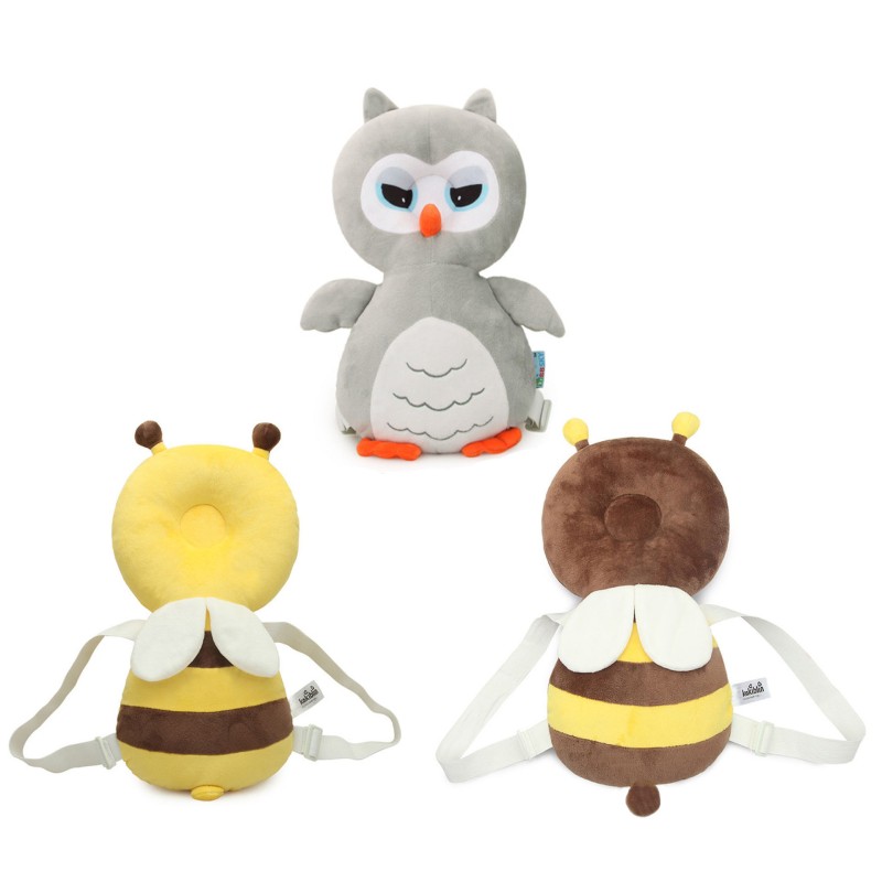 Baby Head Protector Manufacturer - Owl Bee Plush PVC Fall Pillow