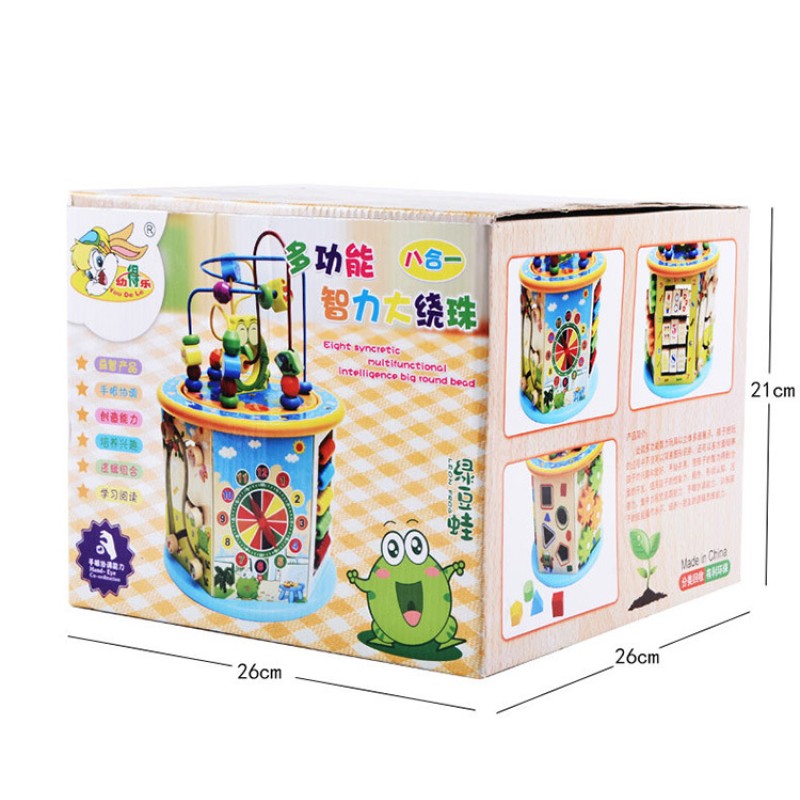 Wooden Puzzle Factory - Large Multifunctional Bead Treasure Chest