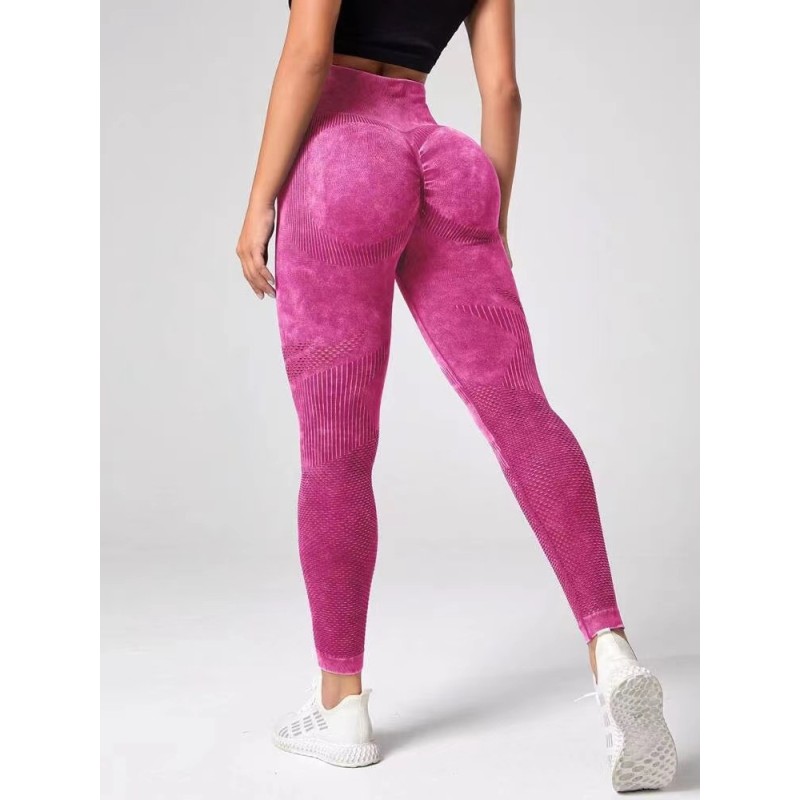 Yoga Pants Factory - Hollow Seamless Body Shaping Hip-Lifting