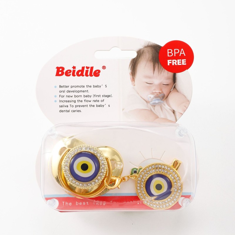 Pacifier Set Manufacturer - Diamond Silicone Chain Pack 0-12