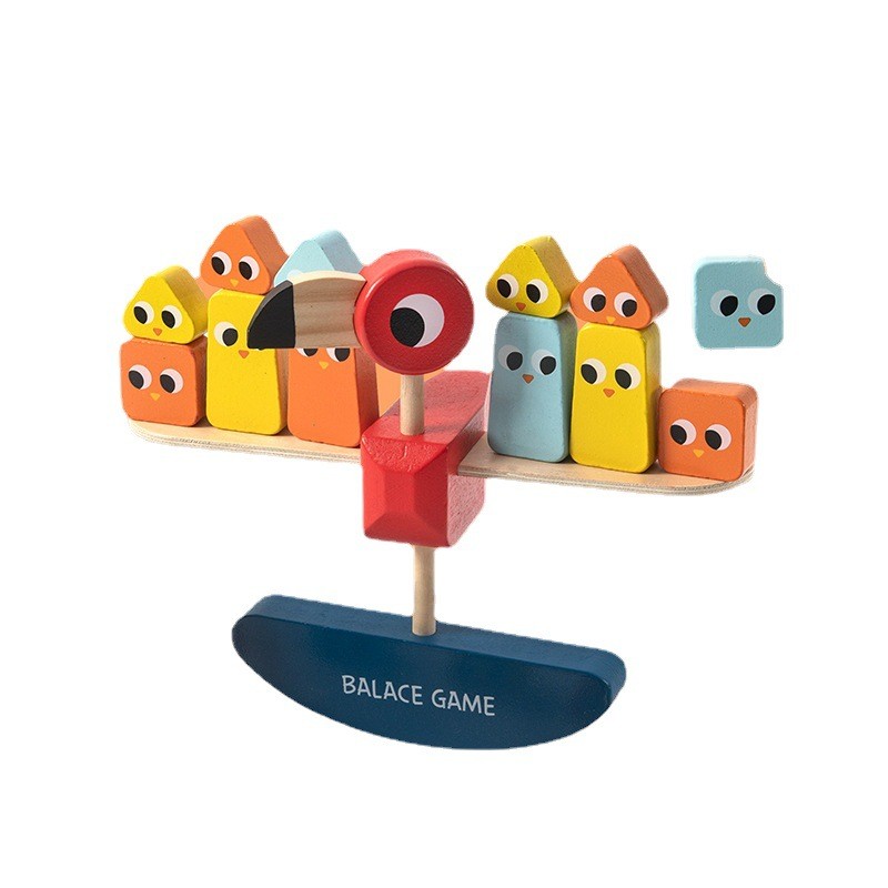 Wooden Blocks Manufacturer - Children Flamingo Assembly Balance