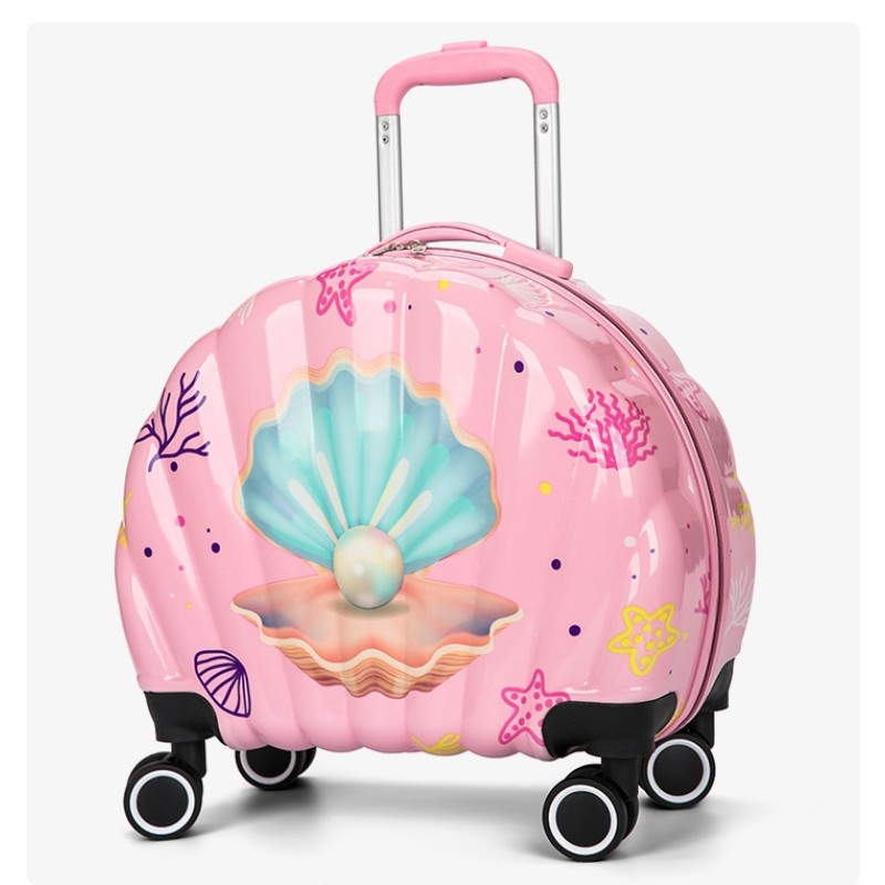 Children Luggage Factory - Cartoon Shell Trolley Universal Wheel