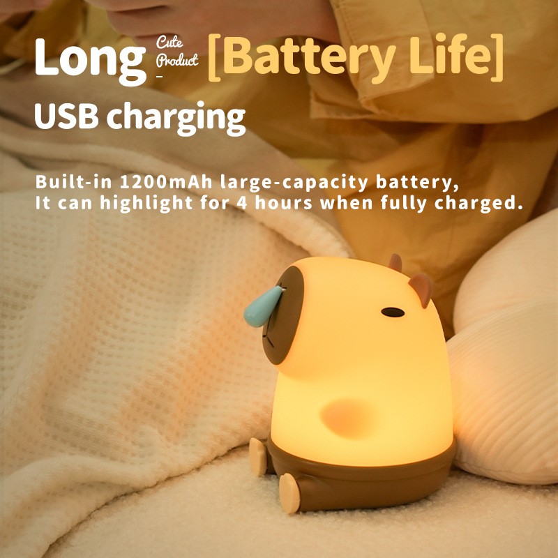 Night Light Factory - Cartoon Animal Drawstring Switch Snot