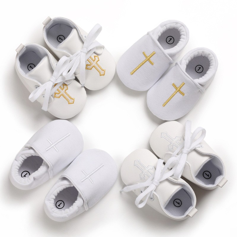 Baby Shoes Factory - Unisex Soft-Sole Button Closure Slides