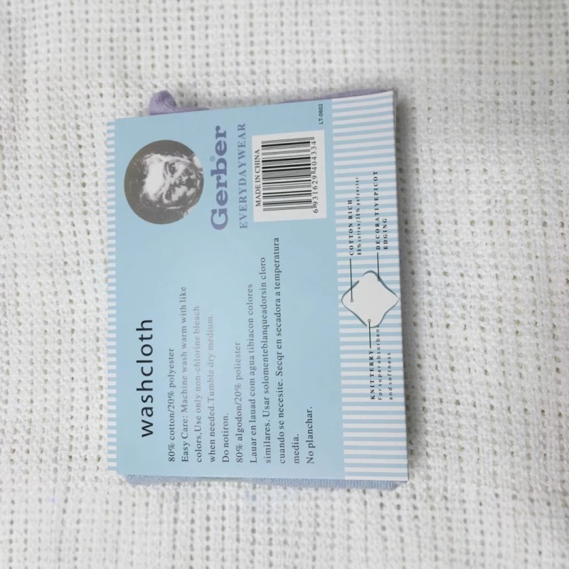 Baby Towel Factory - Small Square Feeding Saliva 6-pack