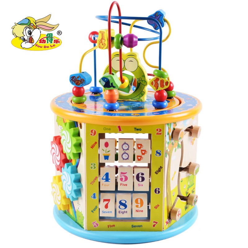 Wooden Puzzle Factory - Large Multifunctional Bead Treasure Chest