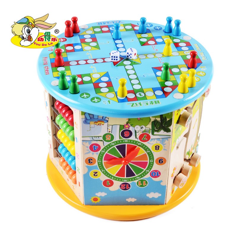 Wooden Puzzle Factory - Large Multifunctional Bead Treasure Chest