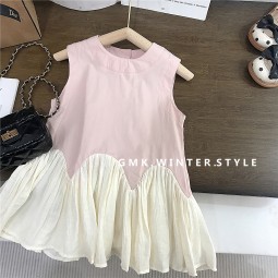 Princess Skirt Manufacturer - Summer Double Collar Floral