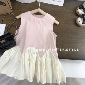 Princess Skirt Manufacturer - Summer Double Collar Floral