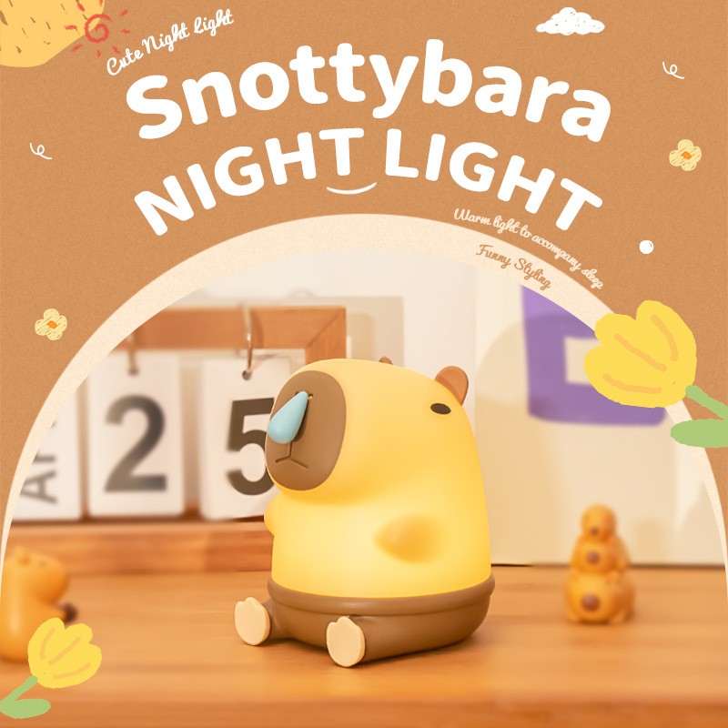 Night Light Factory - Cartoon Animal Drawstring Switch Snot
