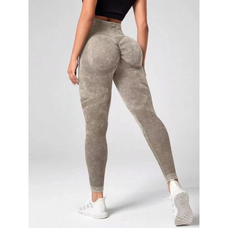 Yoga Pants Factory - Hollow Seamless Body Shaping Hip-Lifting